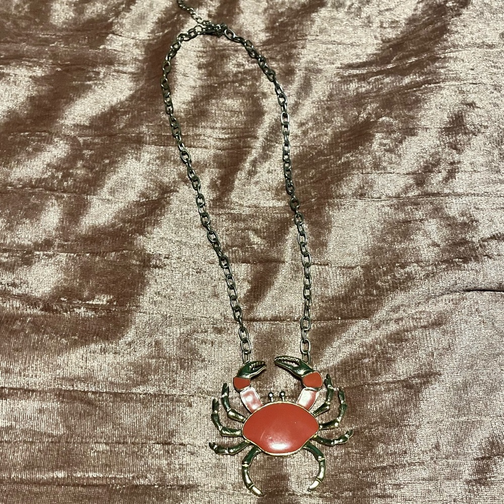 Crab necklace